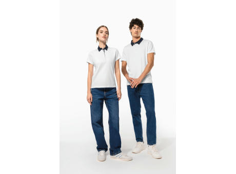 Polo jersey bicolor hombre