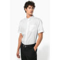 Camisa micro sarga no-plancha manga corta hombre