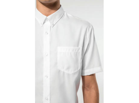 Camisa micro sarga no-plancha manga corta hombre