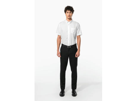 Camisa micro sarga no-plancha manga corta hombre