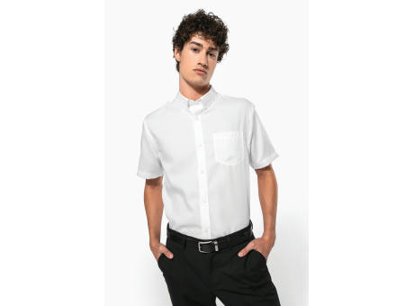 Camisa micro sarga no-plancha manga corta hombre
