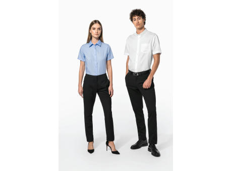 Camisa micro sarga no-plancha manga corta hombre