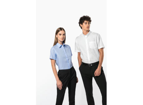 Camisa micro sarga no-plancha manga corta hombre