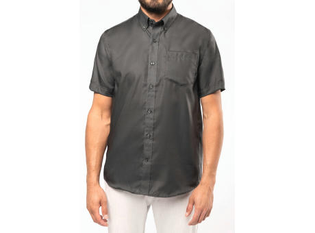 Camisa micro sarga no-plancha manga corta hombre