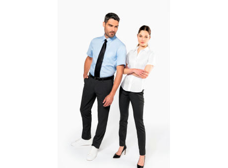 Camisa micro sarga no-plancha manga corta hombre