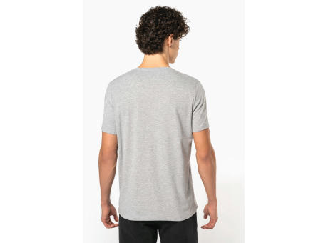 Camiseta con elastano cuello de pico hombre