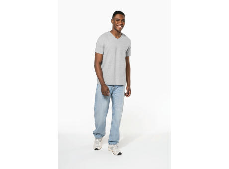 Camiseta con elastano cuello de pico hombre