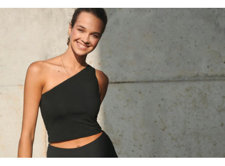 Top asimétrico para mujer