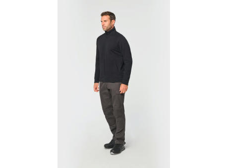 Chaqueta de felpa de algodón mangas raglán unisex
