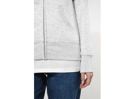 Sudadera con capucha y cremallera de mujer