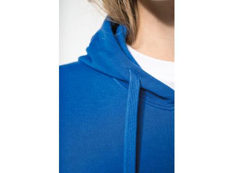 Sudadera con capucha y cremallera ecorresponsable mujer
