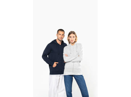 Sudadera con capucha y cremallera de mujer