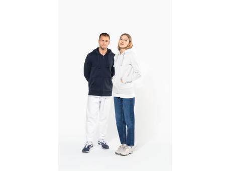 Sudadera con capucha y cremallera de mujer