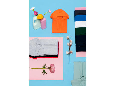 Sudadera con capucha y cremallera ecorresponsable mujer