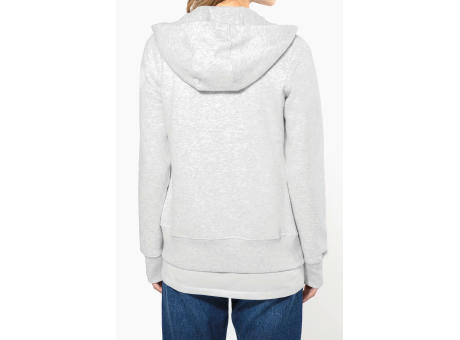 Sudadera con capucha y cremallera de mujer