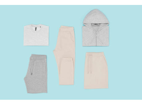 Sudadera con capucha y cremallera ecorresponsable mujer