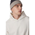 Gorro bicolor con dobladillo