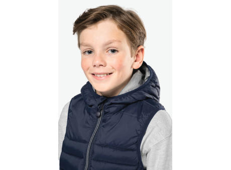 Chaleco acolchado con capucha para niño