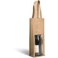 Bolsa de yute para botellas