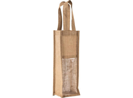 Bolsa de yute para botellas