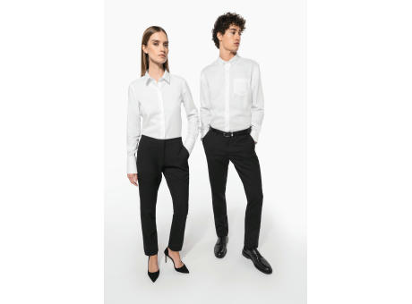 Camisa no-plancha manga larga mujer