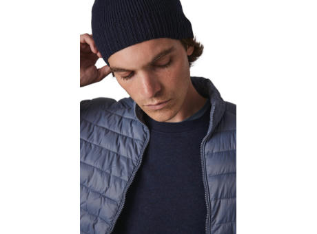 Gorro con borde acanalado