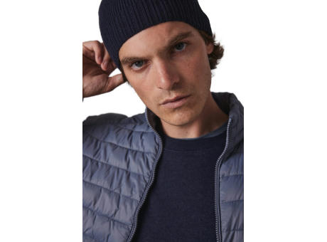 Gorro con borde acanalado