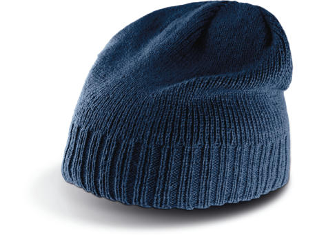 Gorro con borde acanalado