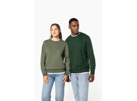 Sudadera cuello redondo reciclada unisex