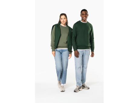 Sudadera cuello redondo reciclada unisex