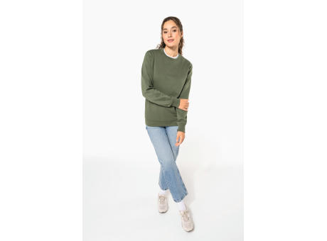 Sudadera cuello redondo reciclada unisex