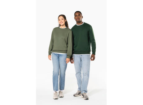 Sudadera cuello redondo reciclada unisex