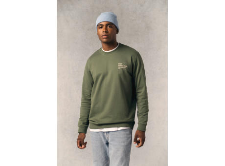 Sudadera cuello redondo reciclada unisex
