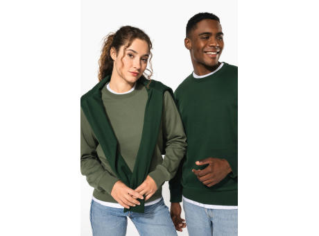 Sudadera cuello redondo reciclada unisex