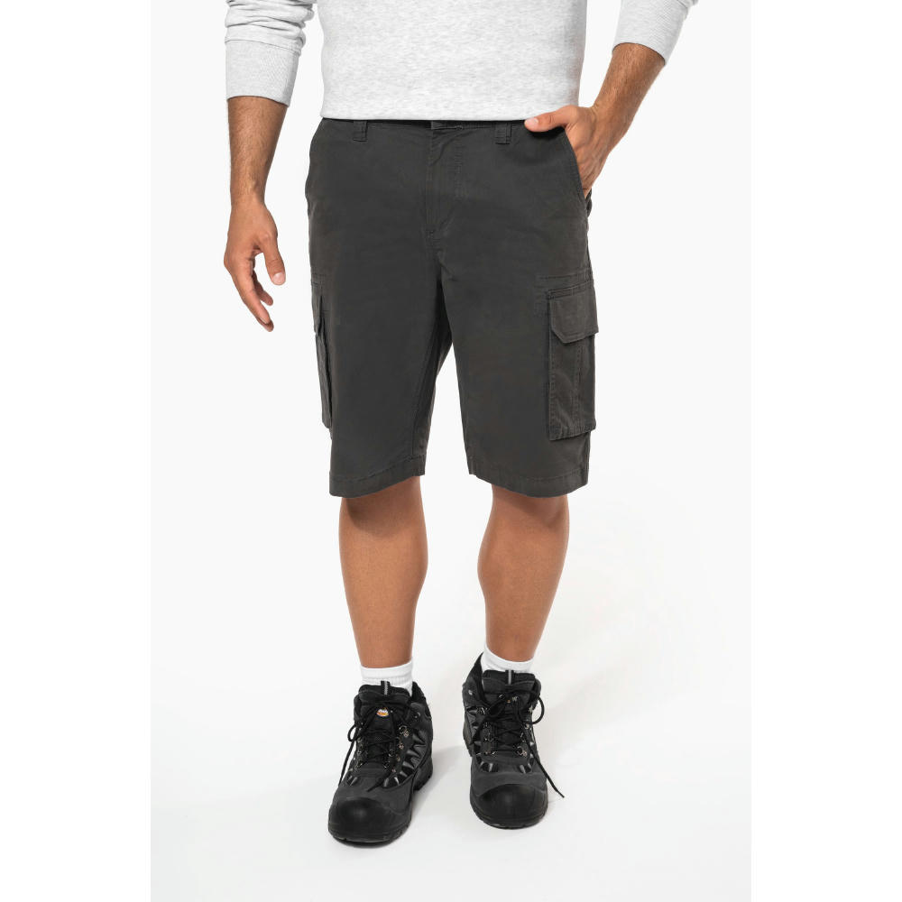Bermuda multibolsillos hombre