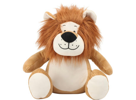 León de peluche con cremallera