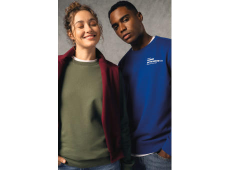 Sudadera cuello redondo reciclada unisex