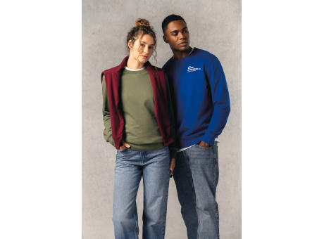 Sudadera cuello redondo reciclada unisex