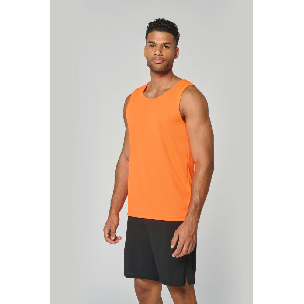 Camiseta de deporte tirantes hombre