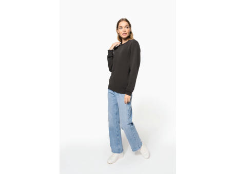 Sudadera ecorresponsable de cuello redondo unisex