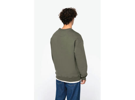 Sudadera cuello redondo oversize unisex