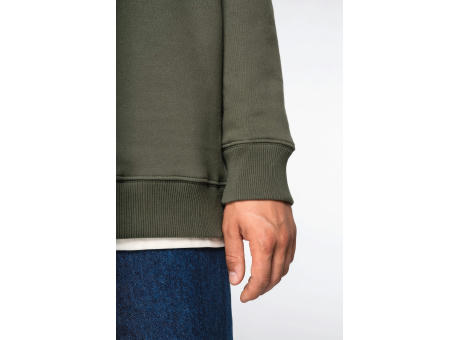 Sudadera cuello redondo oversize unisex