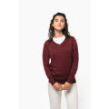 Jersey cuello de pico mujer