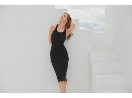 Vestido espalda de nadadora mujer