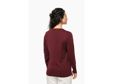 Jersey cuello de pico mujer