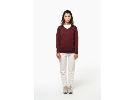Jersey cuello de pico mujer