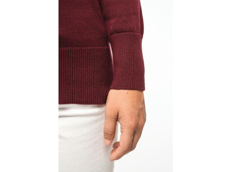 Jersey cuello de pico mujer