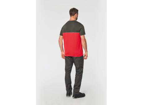 Camiseta bicolor ecorresponsable manga corta - Unisex