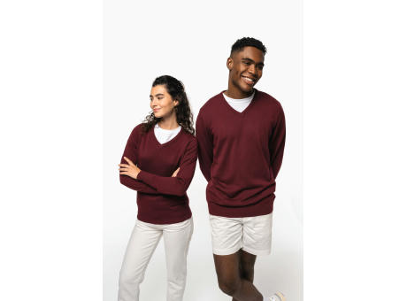 Jersey cuello de pico mujer