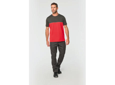 Camiseta bicolor ecorresponsable manga corta - Unisex